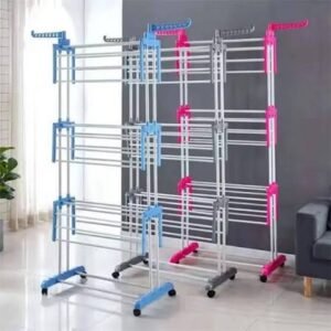 3-Layer Clothes Drying Rack (Foldable Space-Saver)